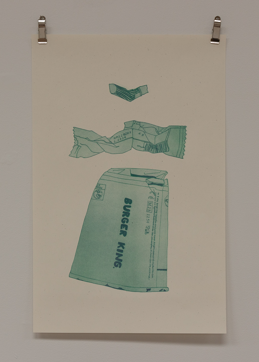 BURGER KING CUP 
        
        Riso Print
        11 in. x 17 in.